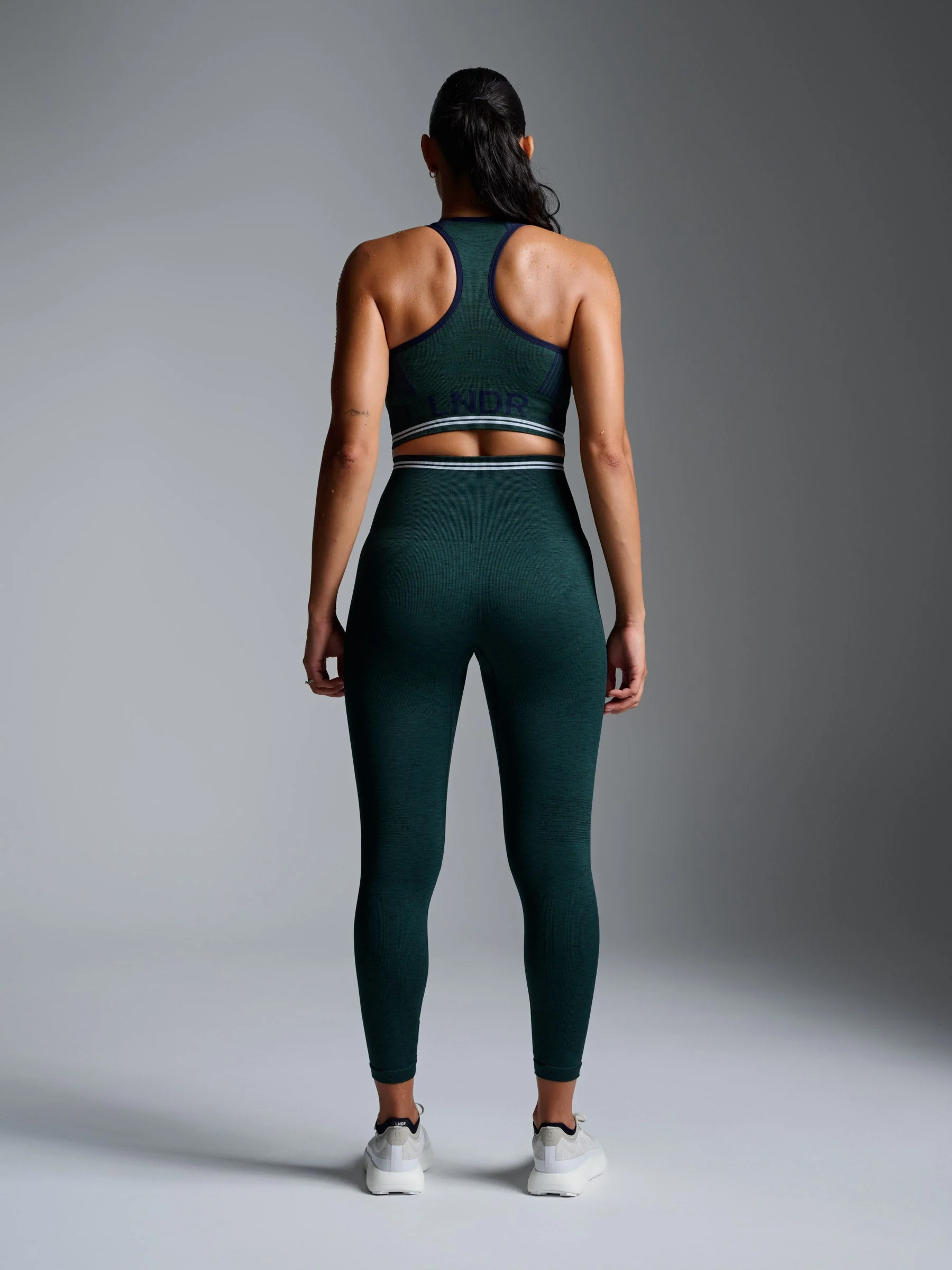CHISEL LIGHT 7/8 Legging Dark Green Marl - Image 2