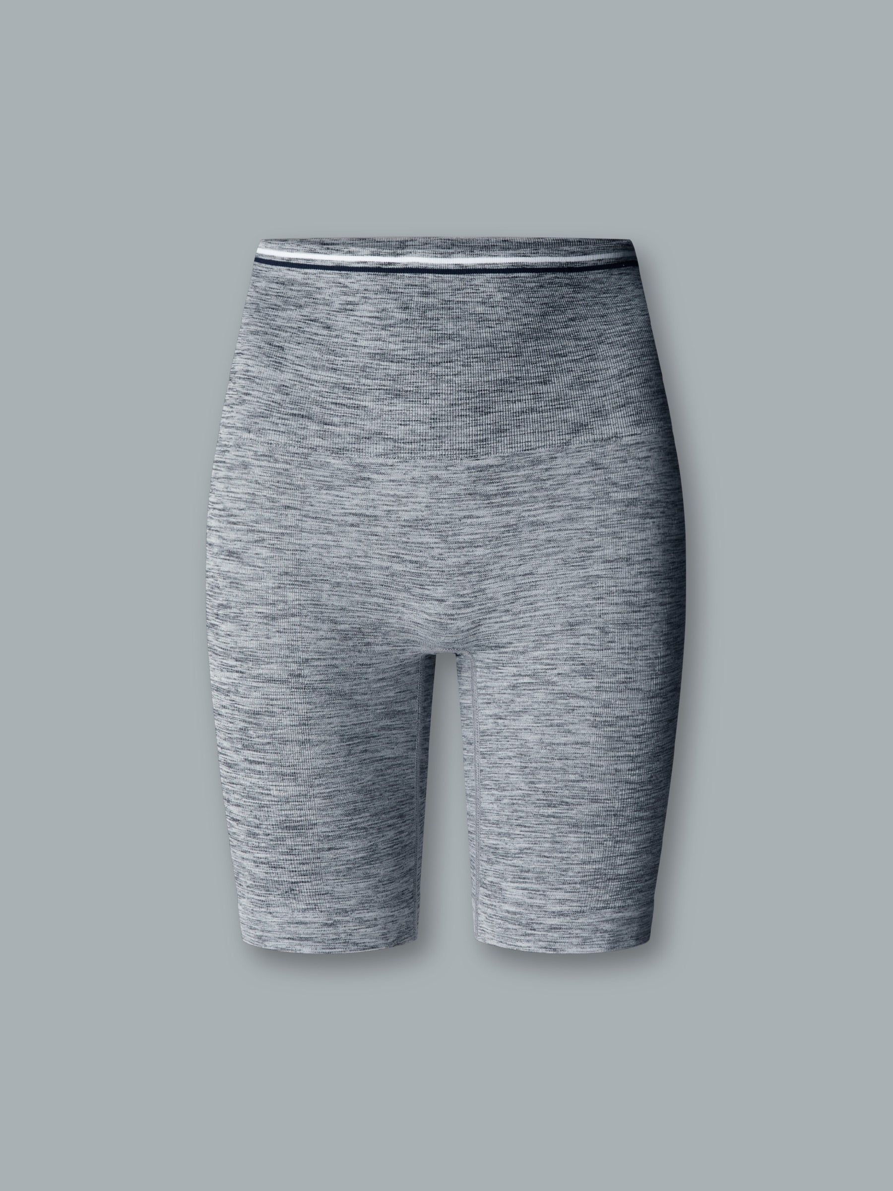 CHISEL MELANGE 8 Bike Short Grey Marl - Image 3