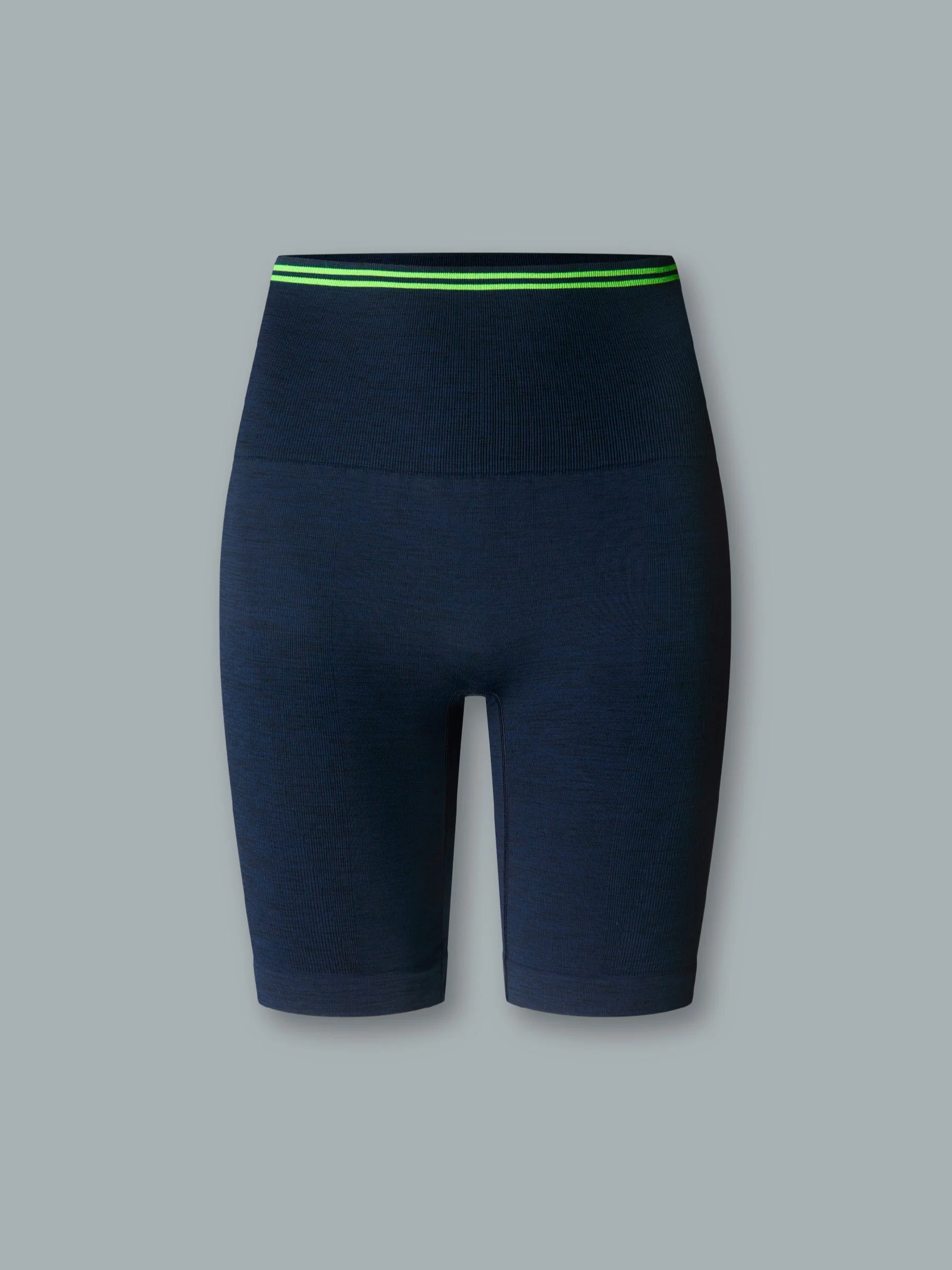 CHISEL MELANGE 8 Bike Short Navy Marl - Image 3