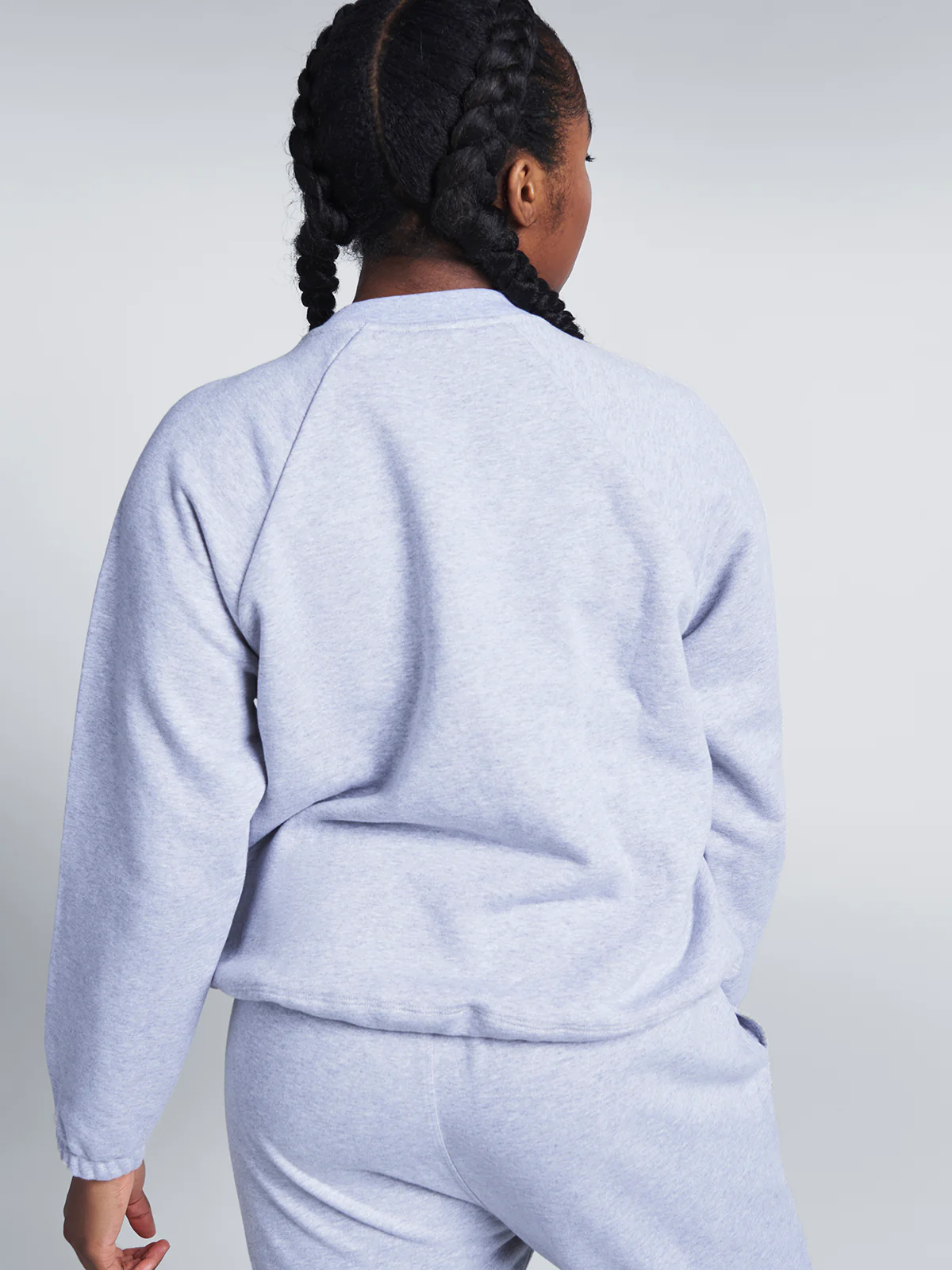 DANNY ZUKO Sweater Light Grey Marl - Image 4