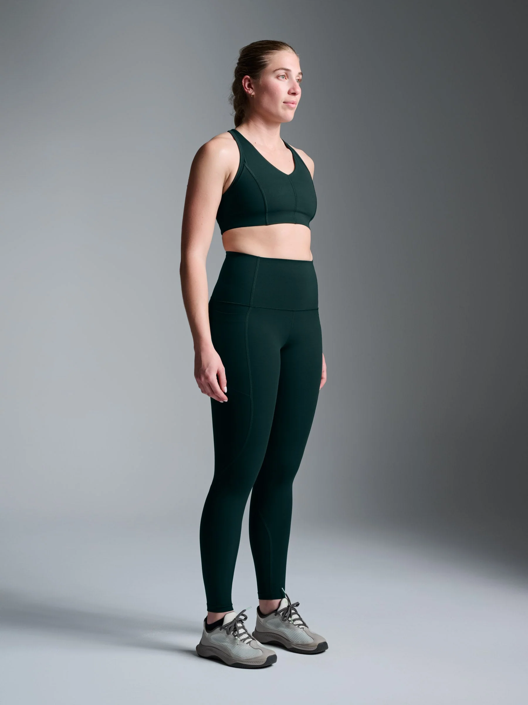 FATAL ATTRACTION 7/8 Super High Rise Legging Dark Green