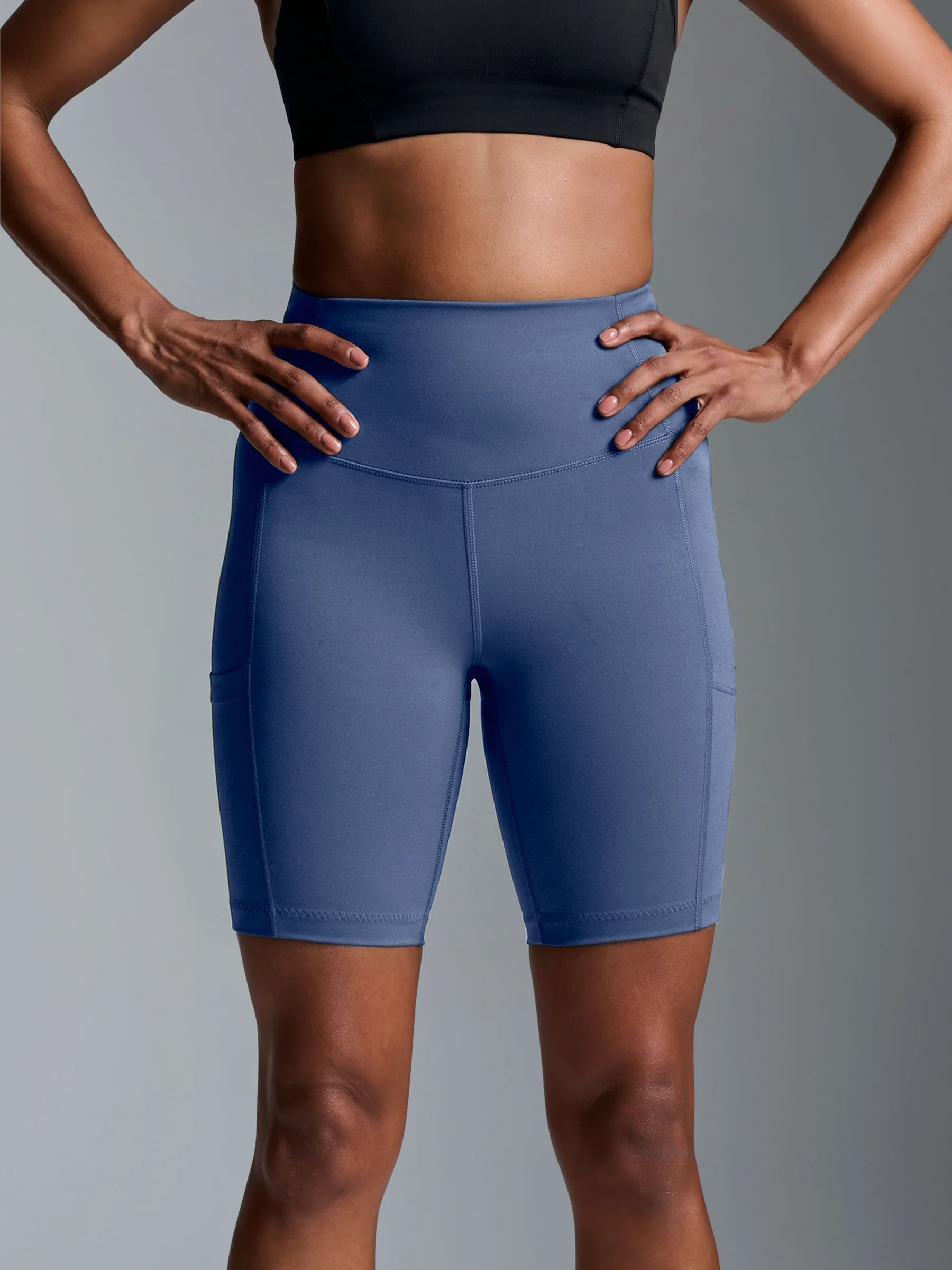 FATAL ATTRACTION 8 Bike Short Blue Carbon - Image 4