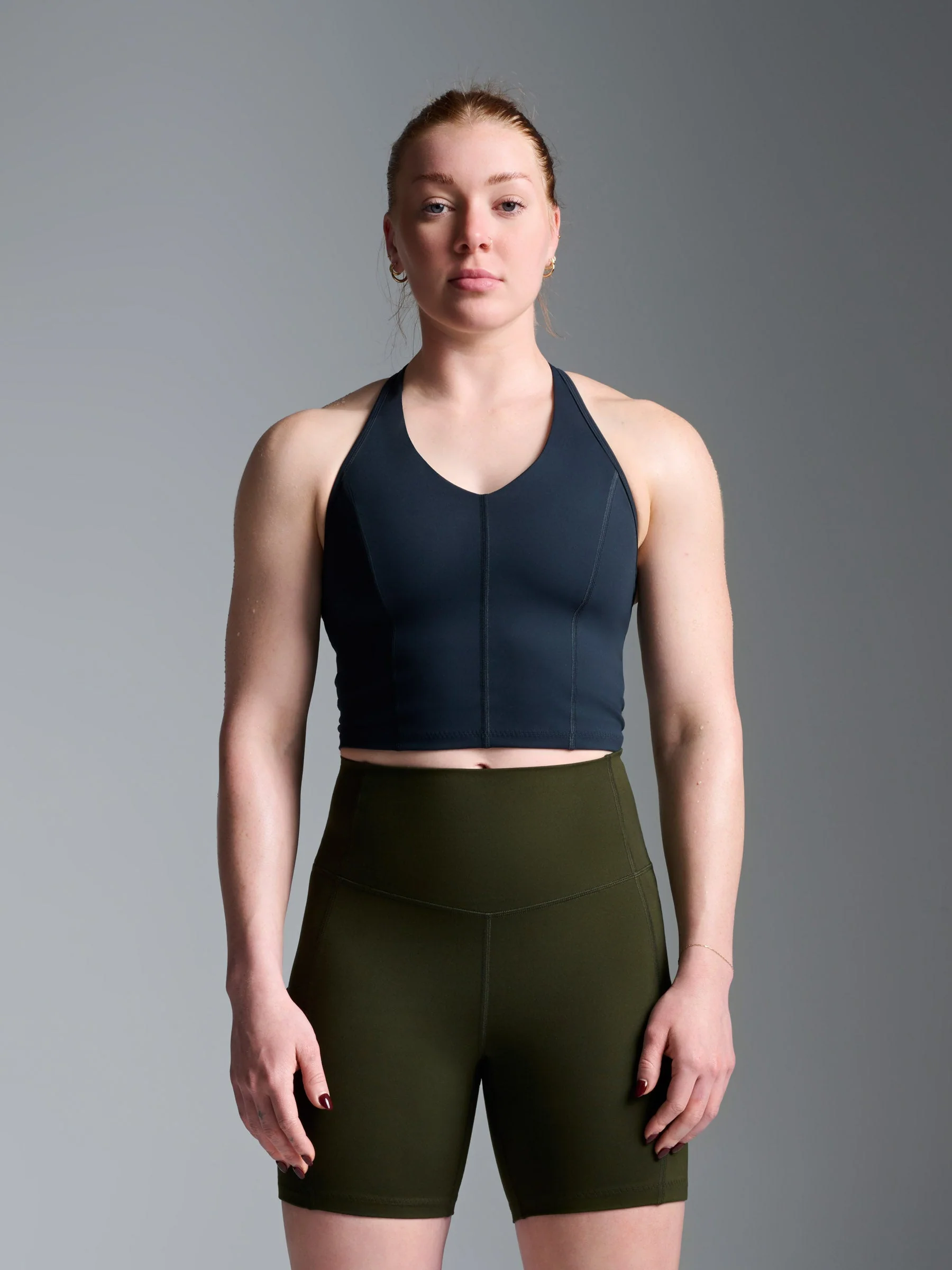FEMME FATALE Longline Bra Marine