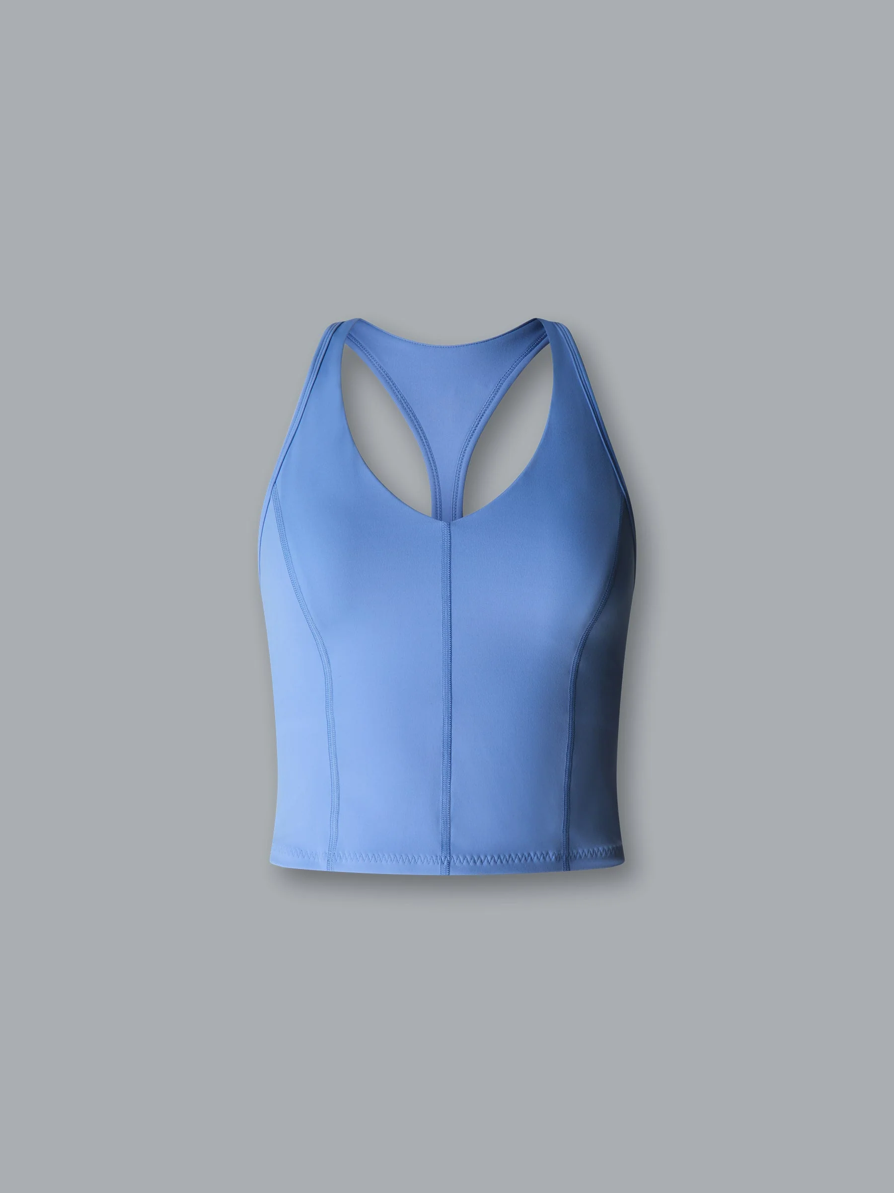 FEMME FATALE Longline Bra Vibrant Blue - Image 3