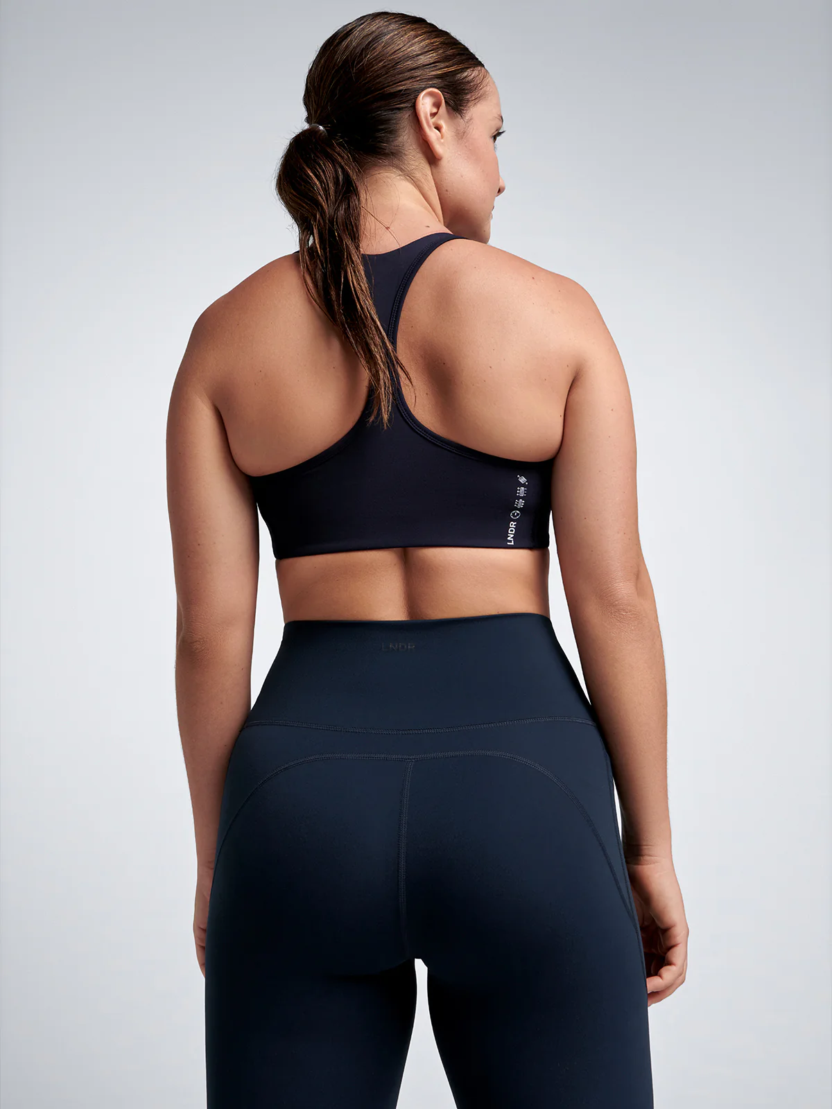 FEMME FATALE RECYCLED Sports Bra Deep Navy - Image 2