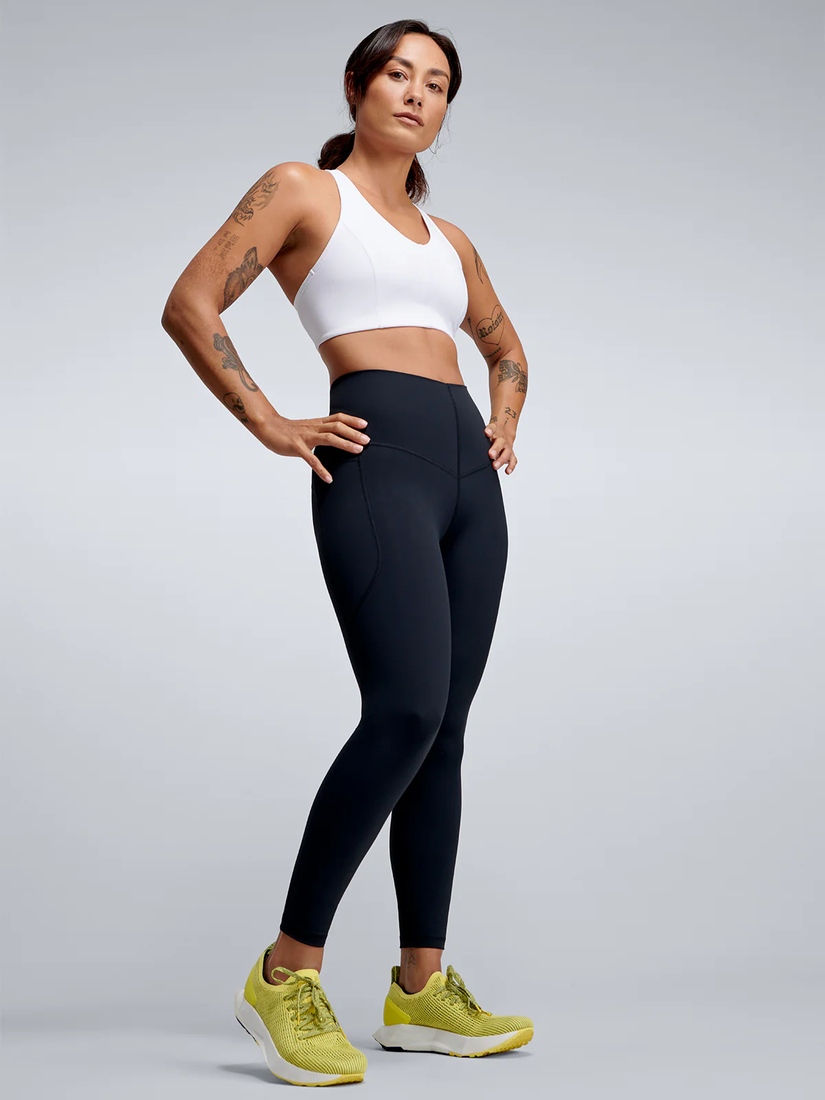 FEMME FATALE RECYCLED Sports Bra White - Image 4