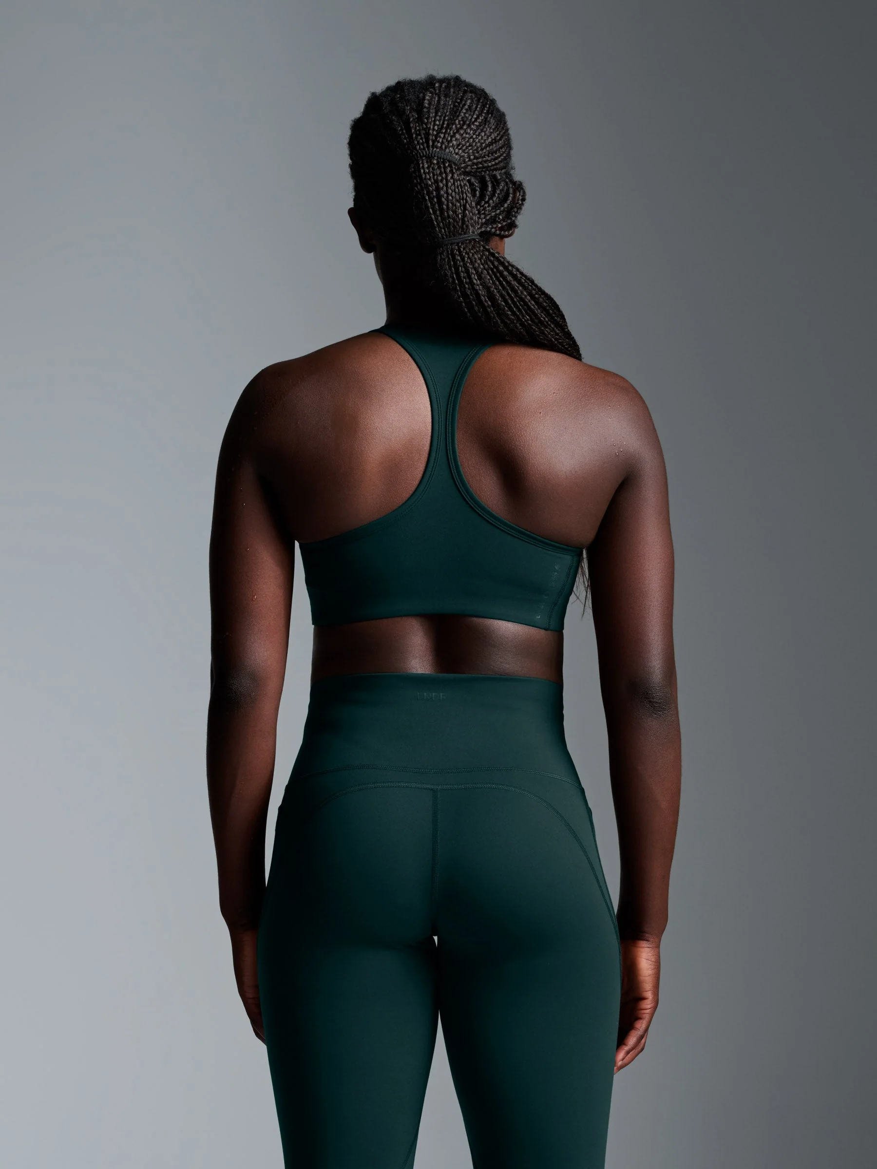 FEMME FATALE Sports Bra Dark Green - Image 2