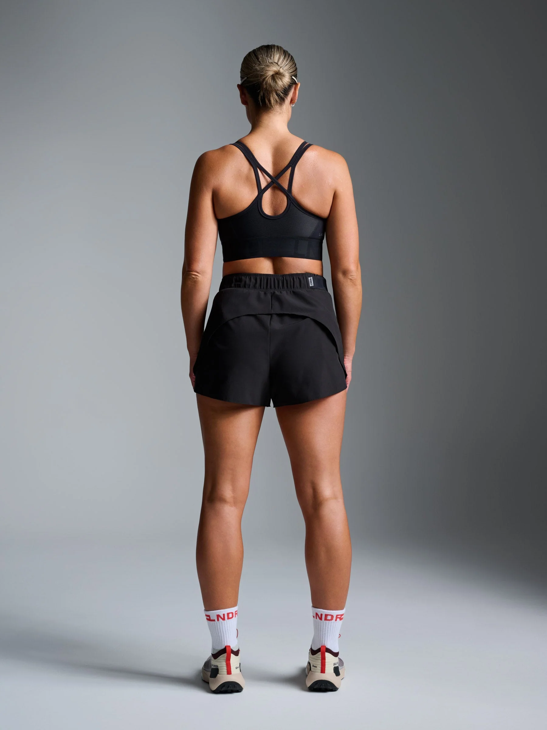 FLY RUN Recycled Short Black - Image 2