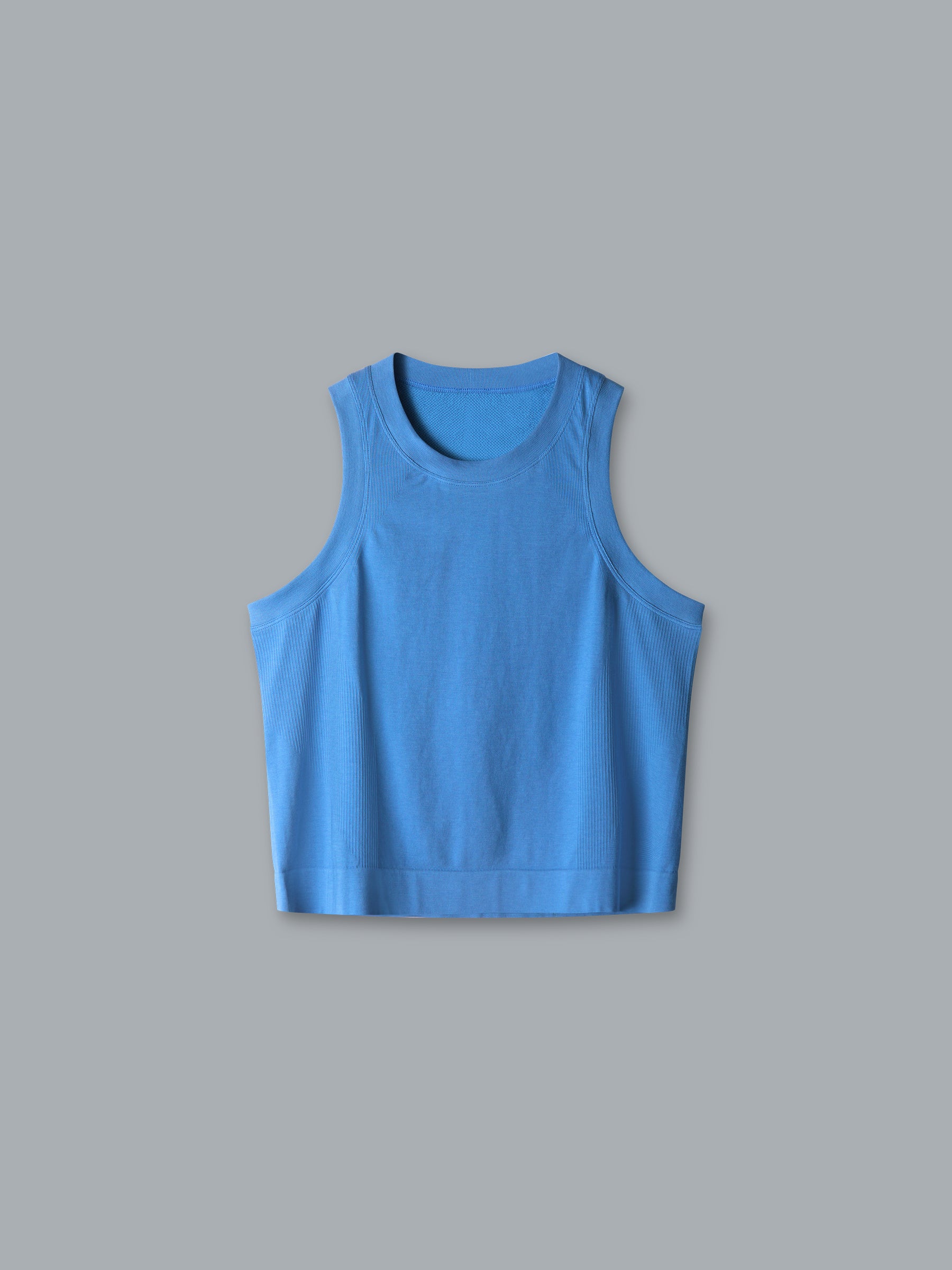 HERE TODAY Cropped Tank Blue - Image 3