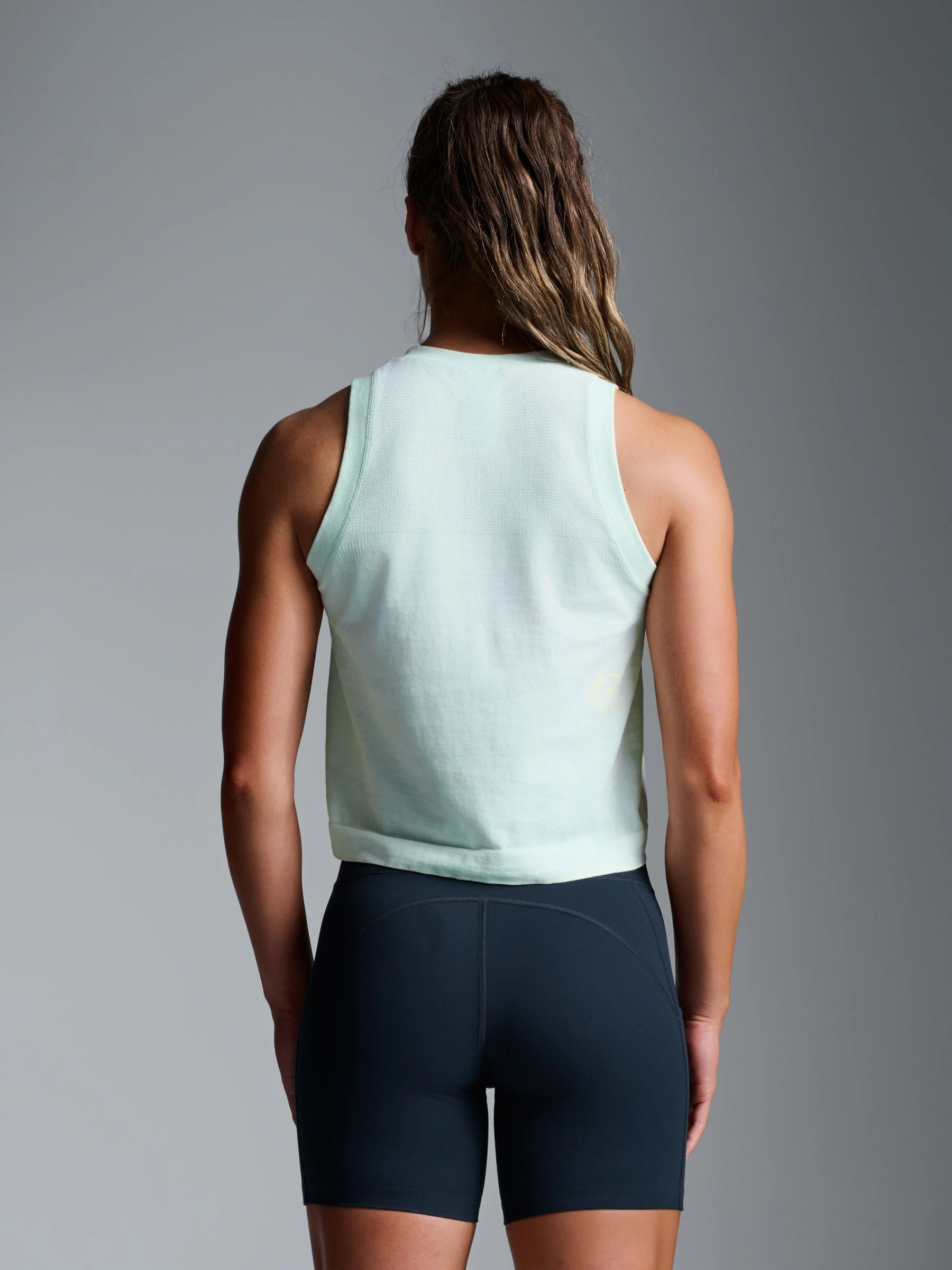 HERE TODAY Cropped Tank Mint - Image 2