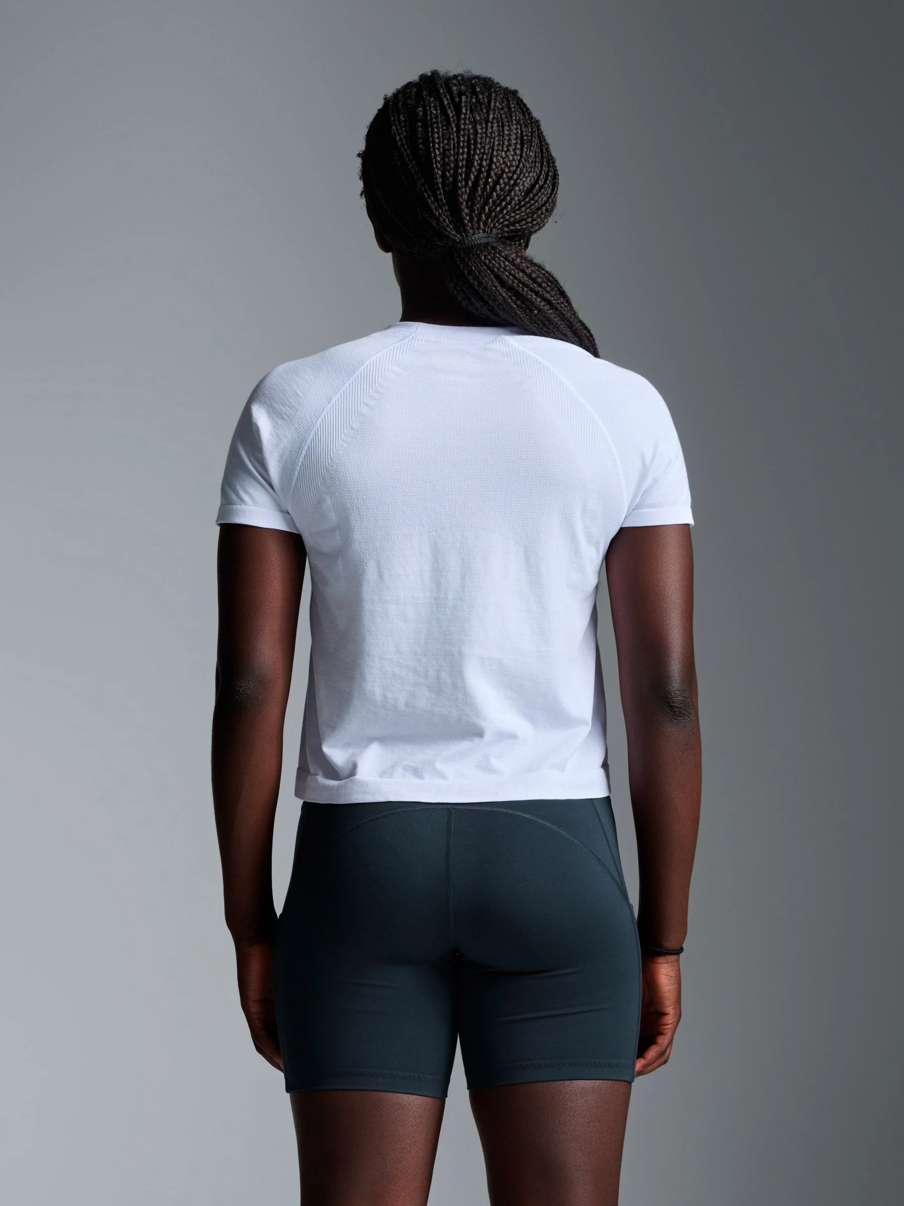 HERE TODAY Cropped Tee White - Image 2