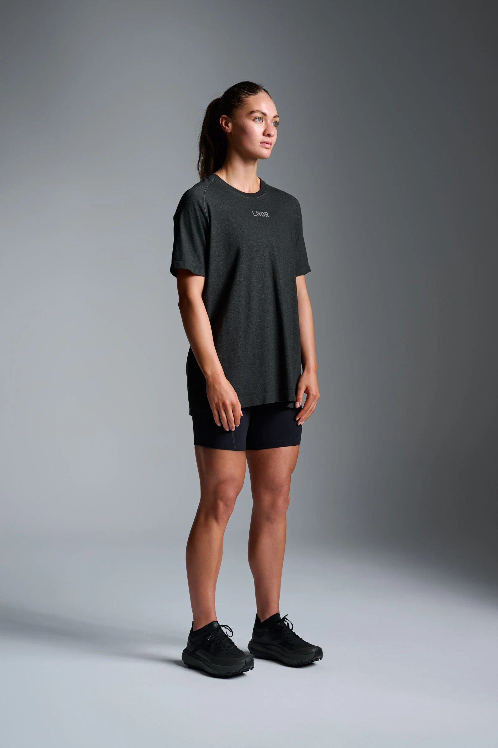HERE TODAY Unisex Tee Faded Black - Image 4