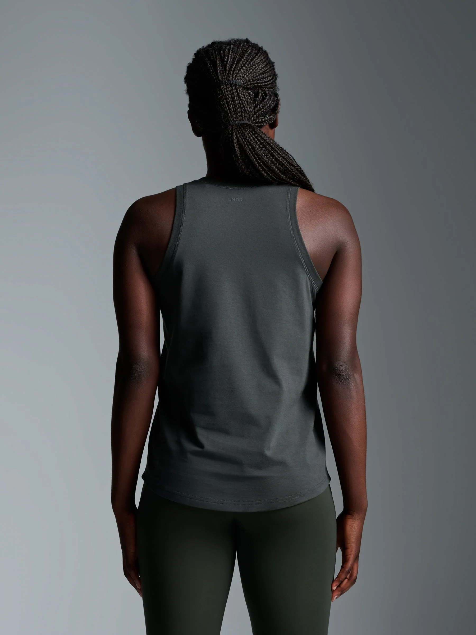 HYBRID Tank Faded Black - Image 2