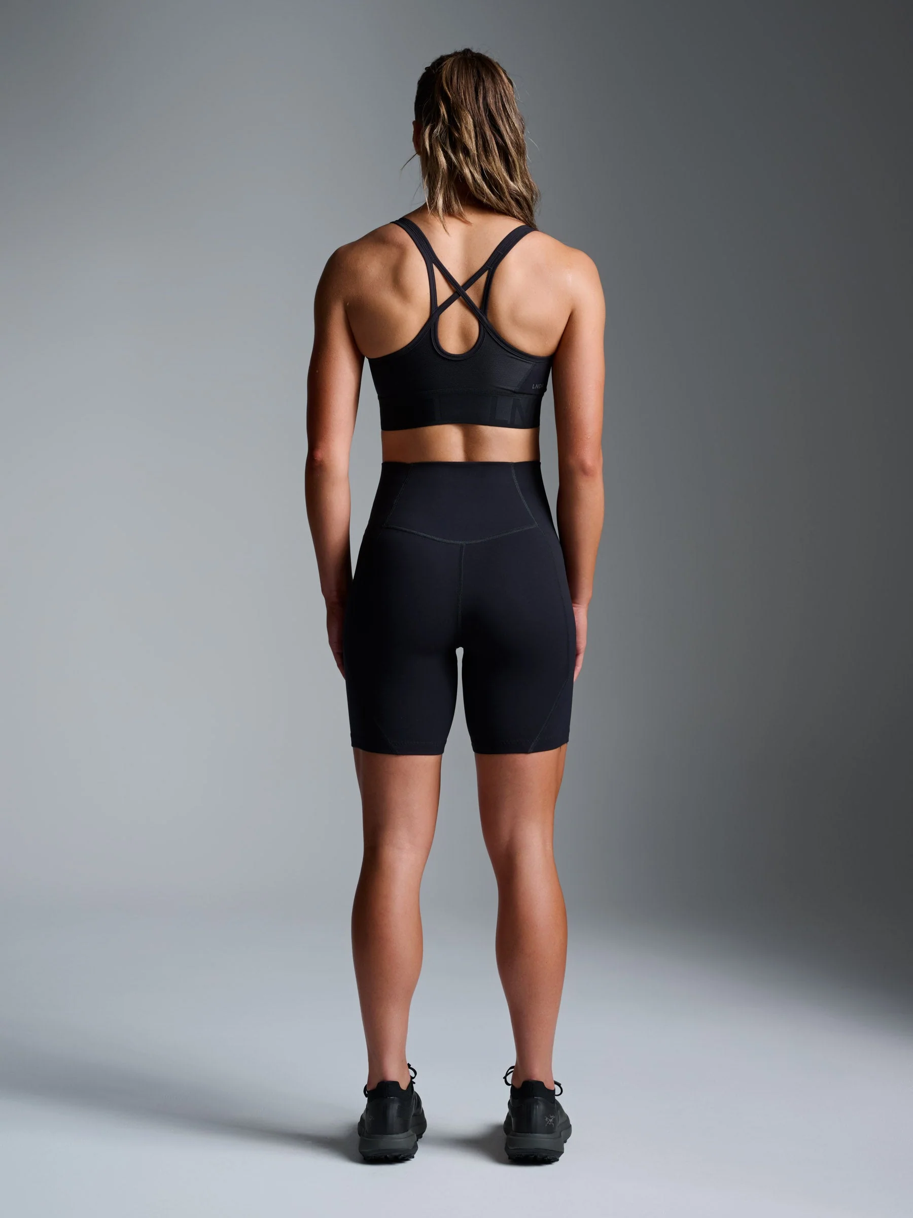 LIMITLESS 7.5 Super High Rise Bike Short Black - Image 2