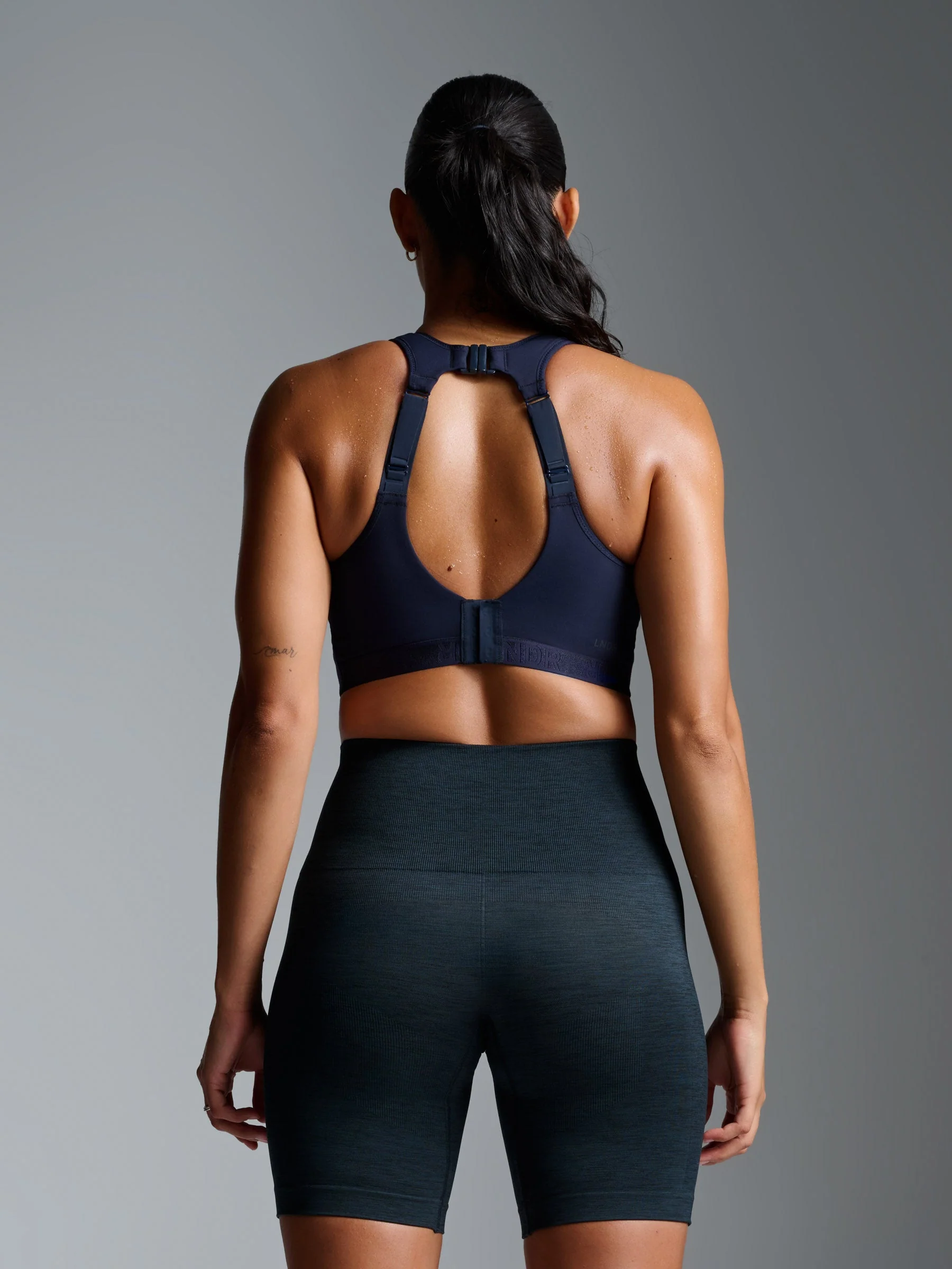 LOCKED + LOADED Sports Bra Deep Navy - Image 2