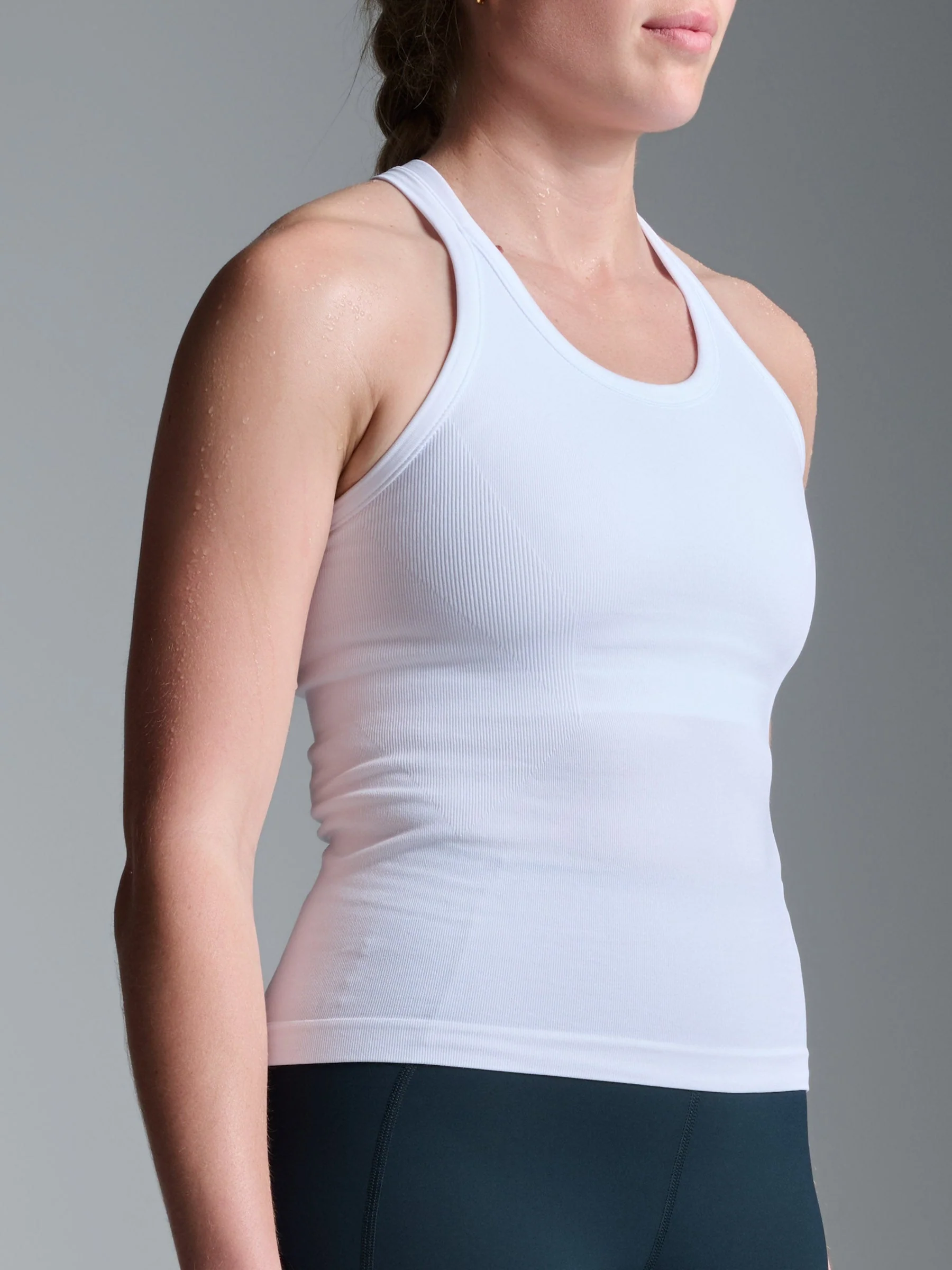 MUSCLE TANK (RECYCLED) White - Image 4