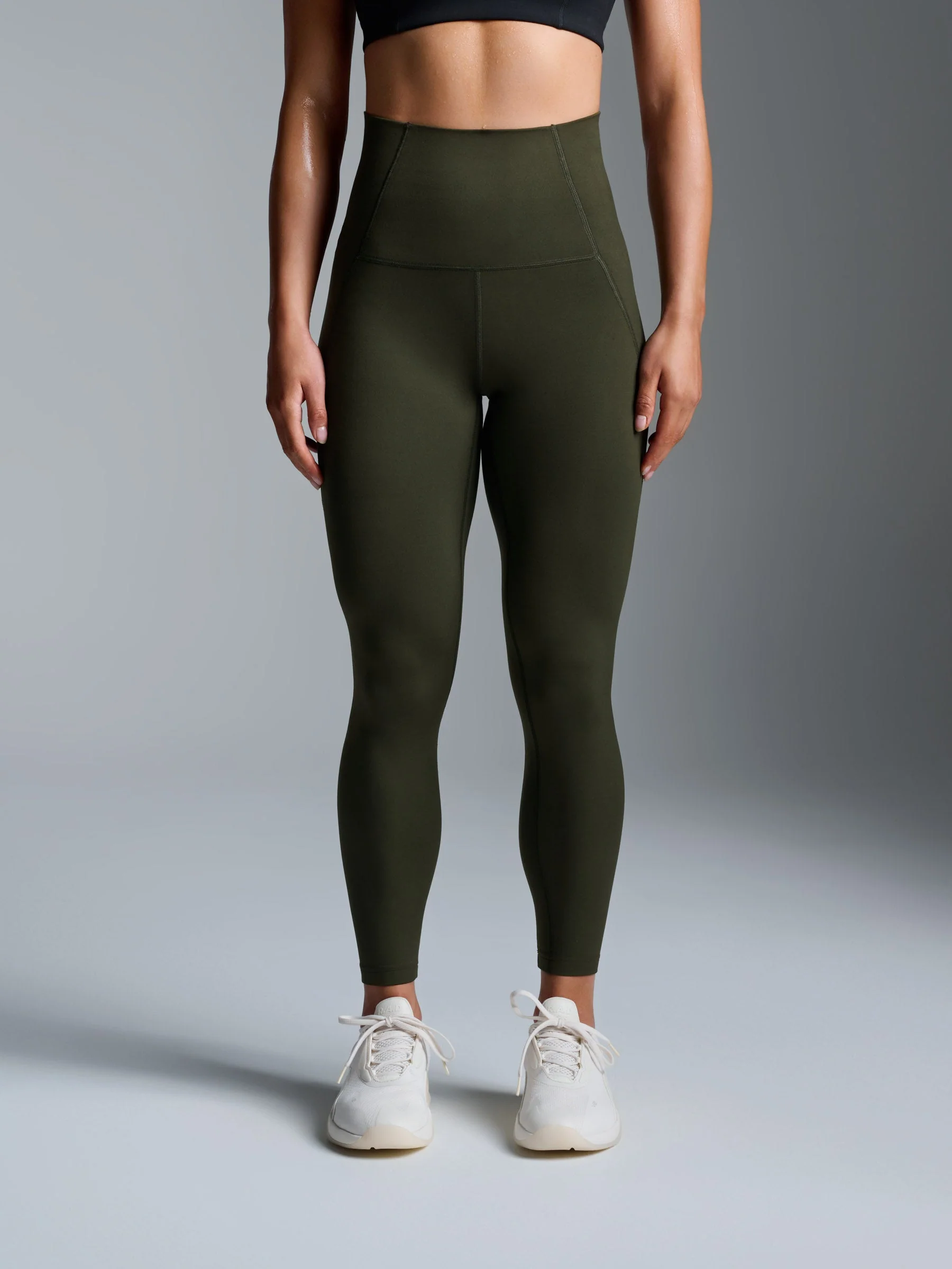 OBSESSION 7/8 Super High Rise Legging Olive - Image 4