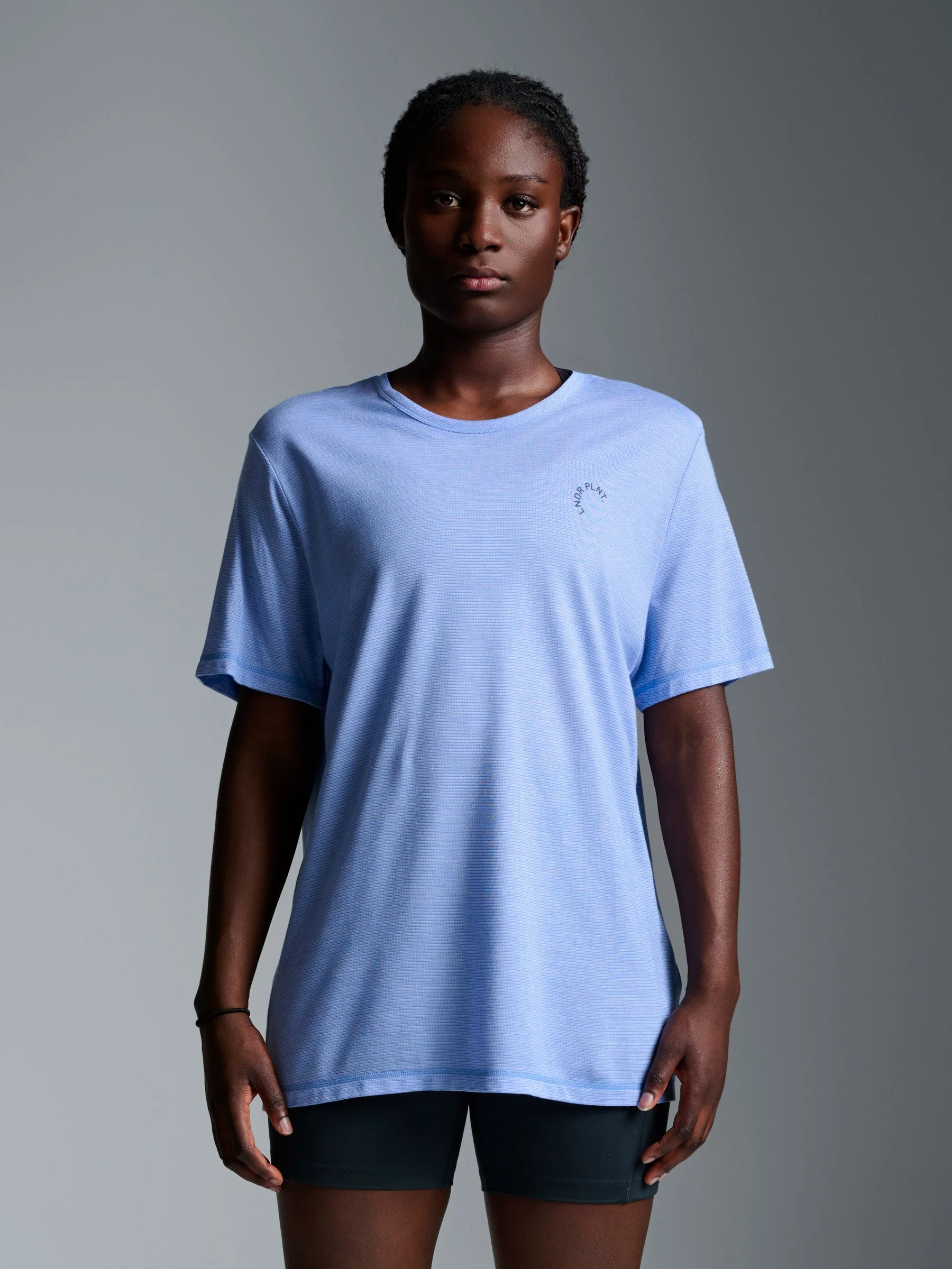 OVERSIZED PLNT Tee Vibrant Blue