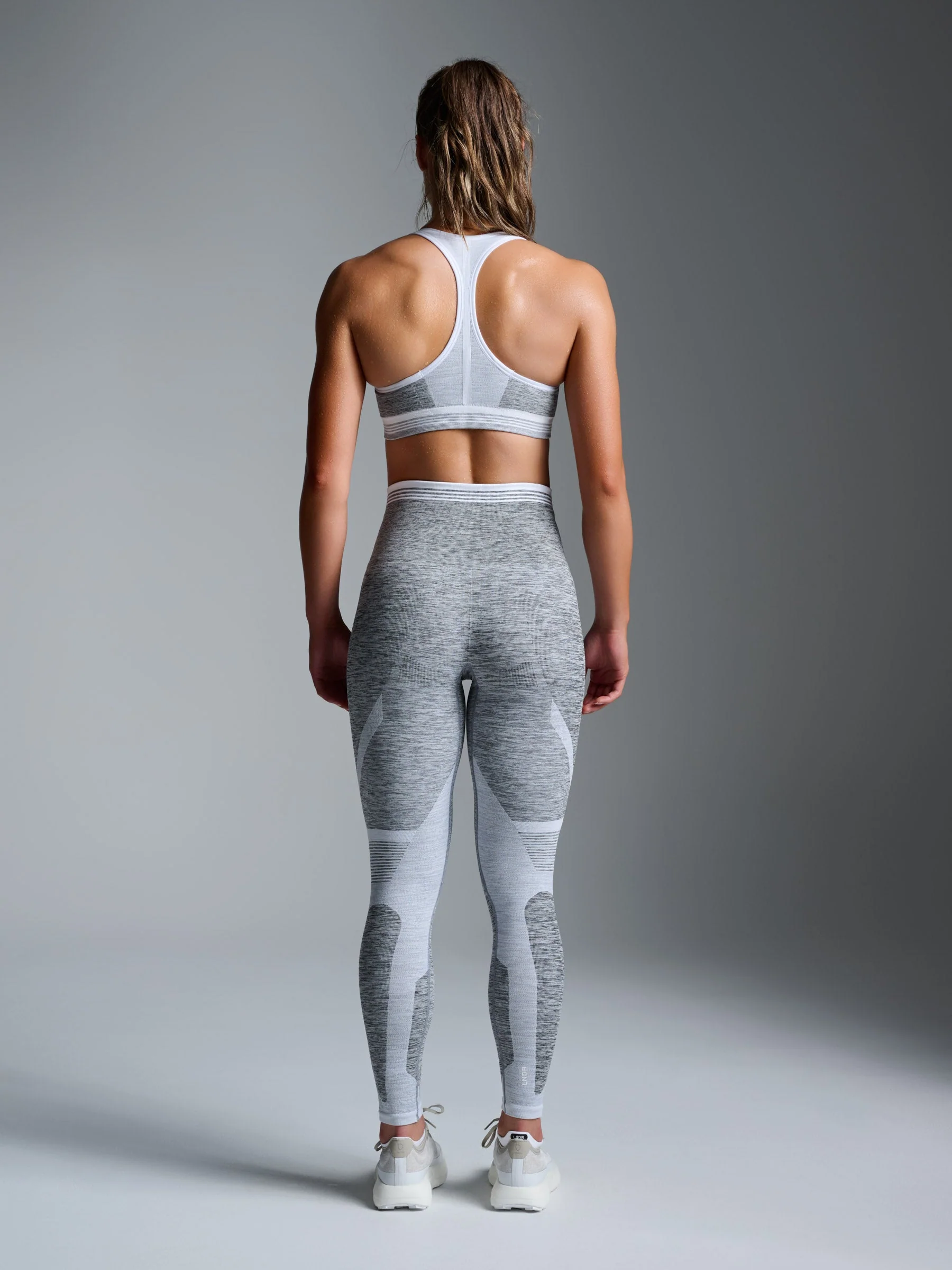 RENEGADE SEAMLESS Legging Grey Marl - Image 2